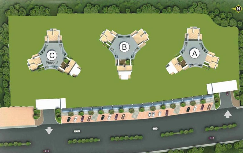 Master Plan of Pride Park Grandeur in Baner, Pune - Image 105453