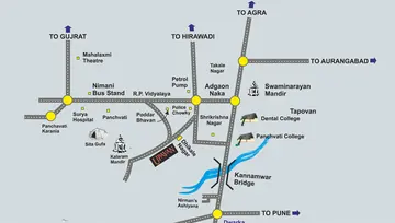 Location of Nirman Upavan - Image 146896