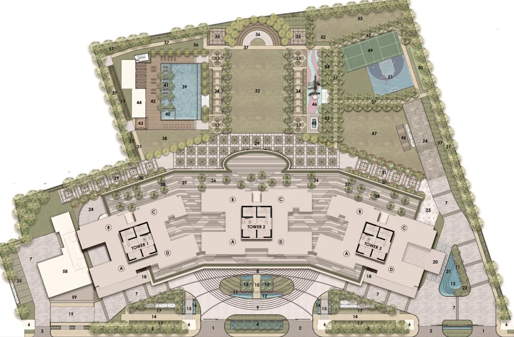 Master Plan of Pyramid Alban in Sector 71, Gurgaon - Image 188366