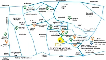 Location of Space Paramount Tower - Image 105484