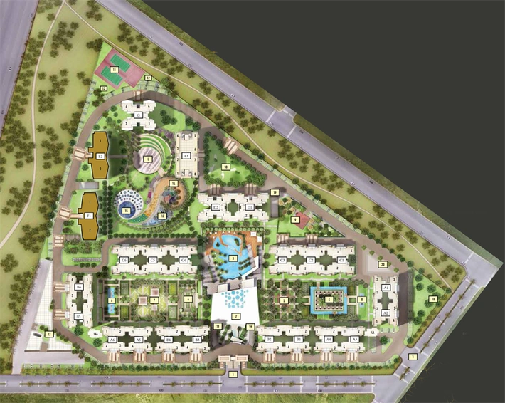 Master Plan of ABA Cleo Gold in Sector 121, Noida - Image 173758