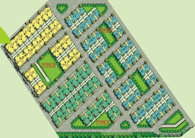 Master Plan of Amrapali Centurian Park Low Rise in Techzone, Greater Noida - Image 173565