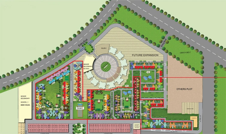 Master Plan of Amrapali Adarsh Awas Yojana in Greater Noida West, Greater Noida - Image 173650