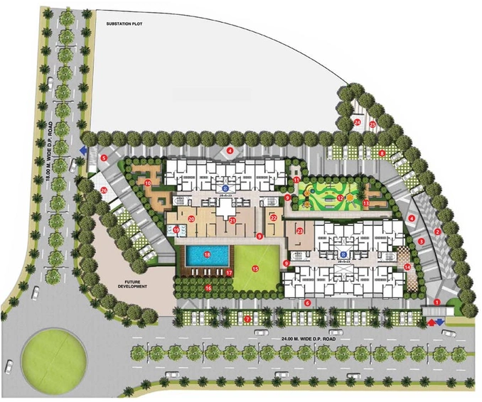 Master Plan of Soho - Pride World City in Charholi, Pune - Image 105704