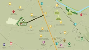 Location of Kohinoor Westview Reserve - Image 105709
