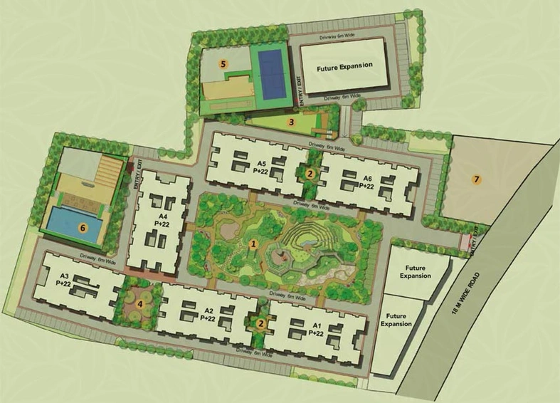 Master Plan of Kohinoor Westview Reserve in Wakad, Pune - Image 105710