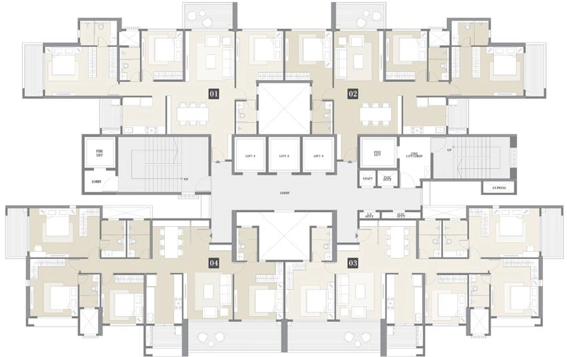 Floor Plan of Kolte Patil 24K Altura in Baner, Pune - Image 105721
