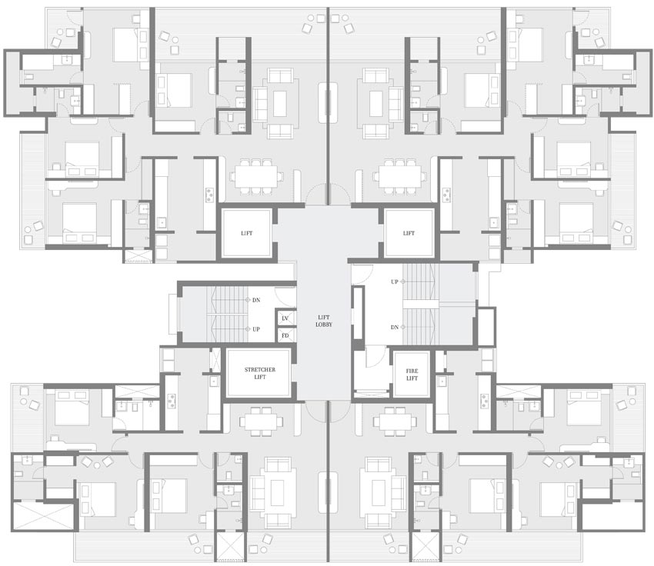 Floor Plan of Kolte 24K Manor in Pimple Nilakh, Pune - Image 105745