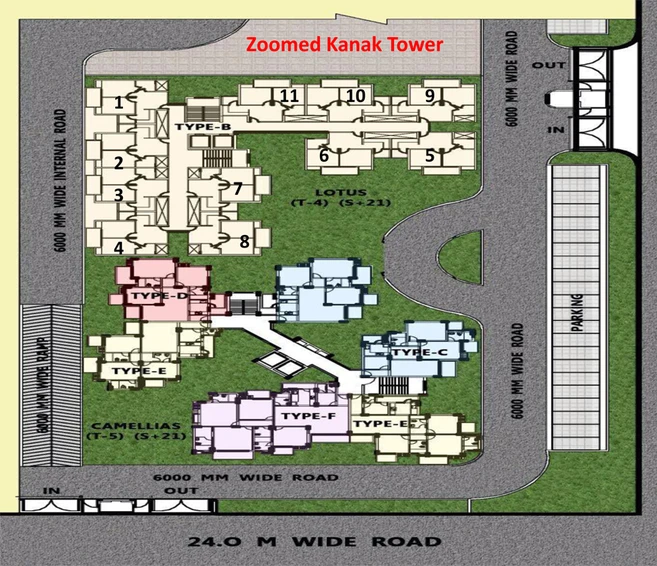 Master Plan of Sikka Kanak Greens in Sector 10, Greater Noida - Image 188342