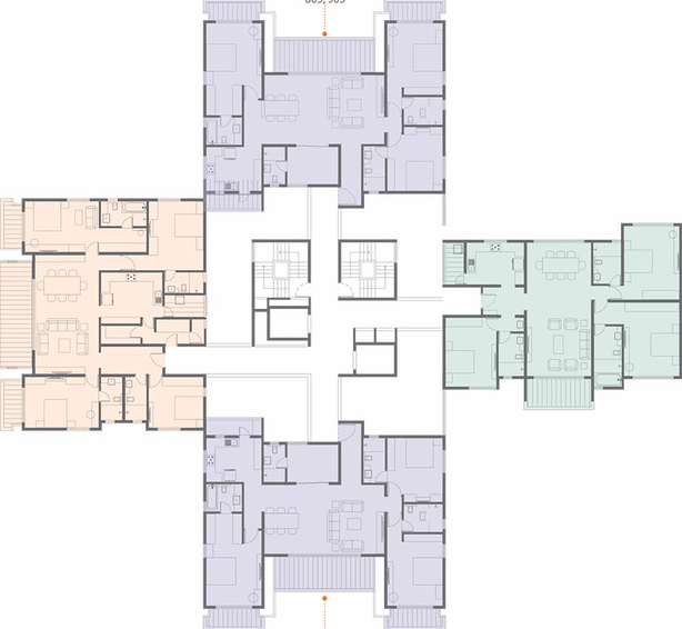 Floor Plan of SKYi Songbirds in Bhugaon, Pune - Image 202373