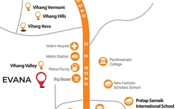 Location of Vihang Evana - Image 21181