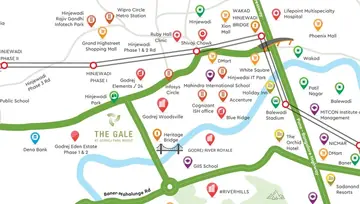 Location of The Gale - Godrej Park World - Image 105791