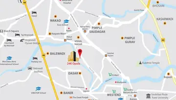 Location of Kolte Patil 24K Opula - Image 105806
