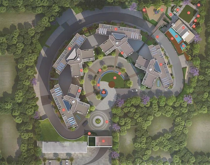Master Plan of Vertical Oriana in Mundhwa, Pune - Image 183050