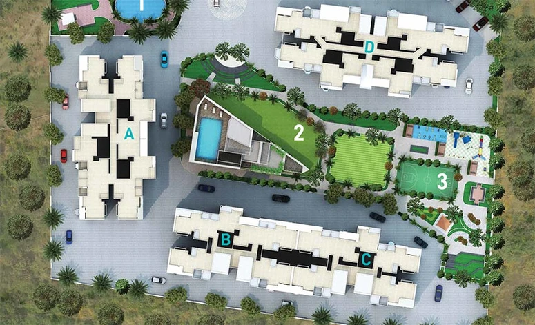 Master Plan of Aswani Miravet District in Ravet, Pune - Image 183742