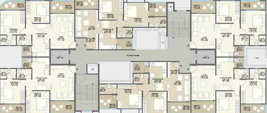 Floor Plan of JN Adi Amma Insperia in Rahatani, Pune - Image 183806