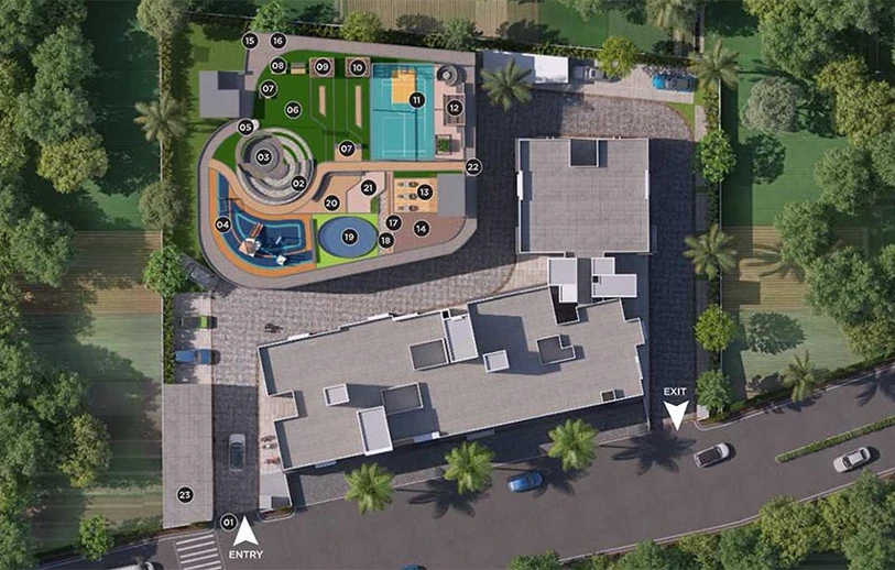 Master Plan of JN Adi Amma Insperia in Rahatani, Pune - Image 183805