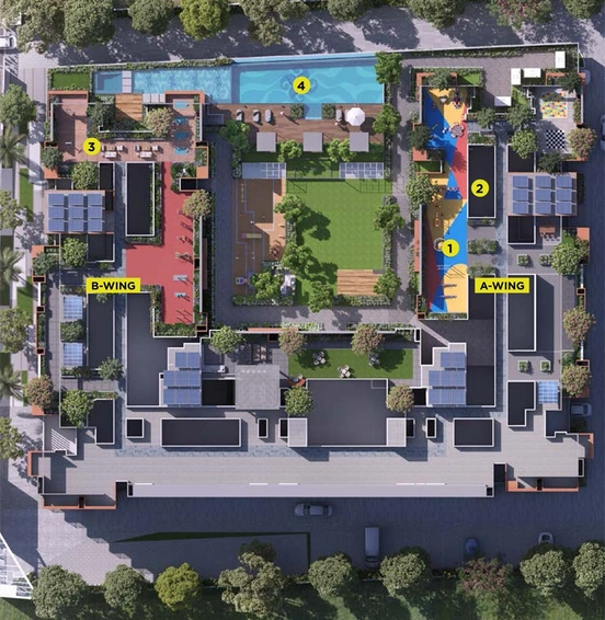 Master Plan of Krisala 41 Zillenia in Punawale, Pune - Image 105973