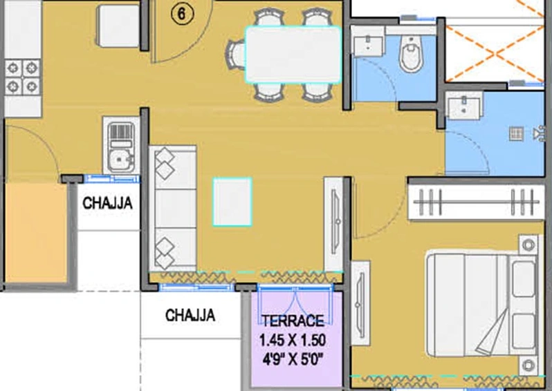 1 BHK Flat in Lushlife Impero in Handewadi, Pune - Image 820973