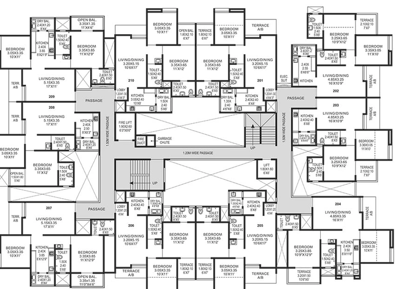 Floor Plan of Sukhwani Gracia in Sus, Pune - Image 197673
