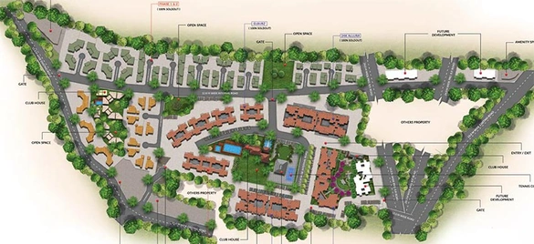 Master Plan of Kolte Patil Centria Building P And Q in Undri, Pune - Image 183893
