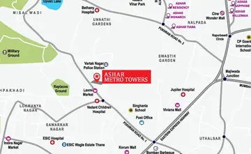 Location of Ashar Metro Tower - Image 21298