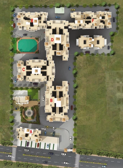 Master Plan of GK Silverland Residency Phase 1 in Ravet, Pune - Image 106146