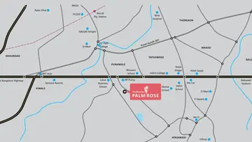 Location of Vardhaman Palm Rose - Image 105905