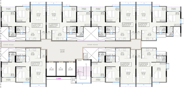 Floor Plan of VCC Viara in Punawale, Pune - Image 105920