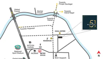Location of Utsav 51 Balewadi Residences - Image 162812