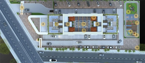 Master Plan of DA Borade Samarth County in Ravet, Pune - Image 106205