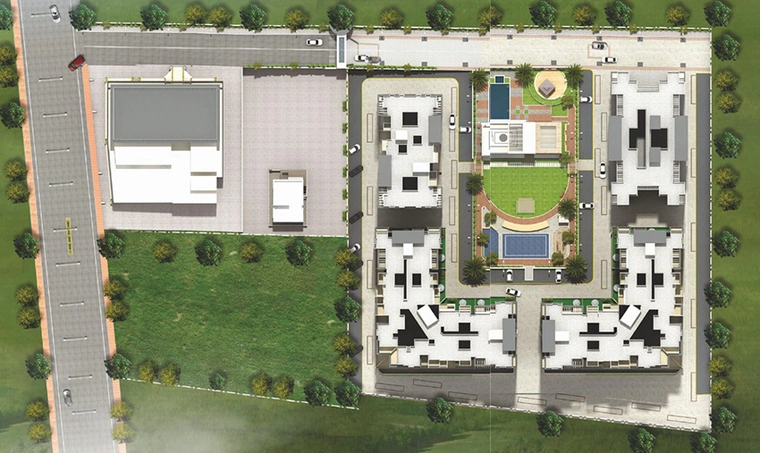 Master Plan of Abhiman Blithe Icon in Wagholi, Pune - Image 163148