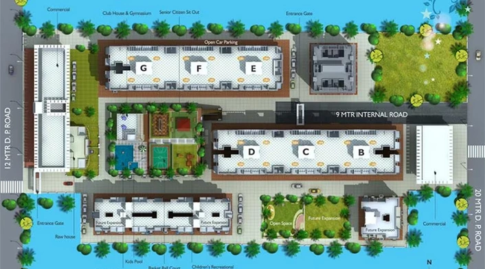 Master Plan of SSD Sai Dreams in Pimple Saudagar, Pune - Image 162639