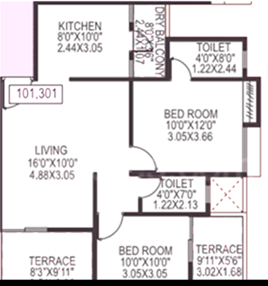 2 BHK Flat in Yogin Belva in Lohegaon, Pune - Image 814255