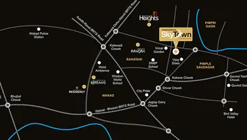Location of Vardhaman Skytown - Image 162216
