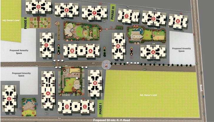 Master Plan of Pristine Neo City in Wagholi, Pune - Image 162143