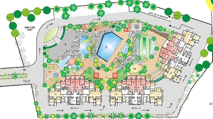 Master Plan of Kool Homes Solitaire in Kondhwa, Pune - Image 162078