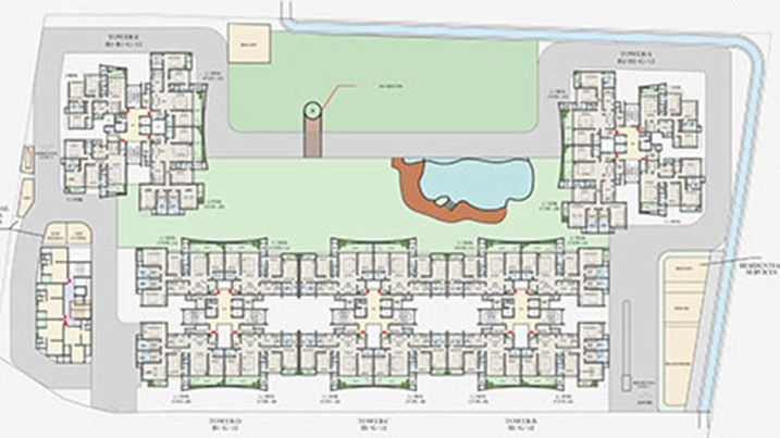 Master Plan of Pristine Kyra in Viman Nagar, Pune - Image 161668