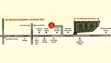 Location of Sukriti Sai Abhishek Residency Apartment - Image 178608