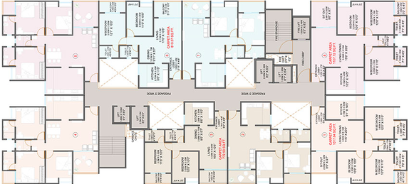 Floor Plan of Shubharambh Clara in Pimpri Chinchwad, Pune - Image 161706