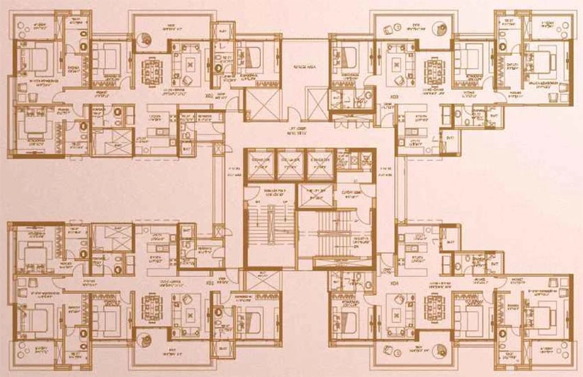 Floor Plan of Wildernest - SP Kingstown in Shewalewadi, Pune - Image 106100