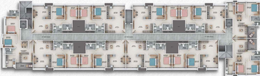 Floor Plan of Arc Finezza in Pimpri Chinchwad, Pune - Image 160987