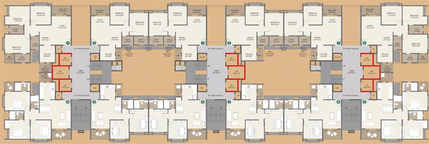 Floor Plan of Vrunda Shlok in Moshi, Pune - Image 106317