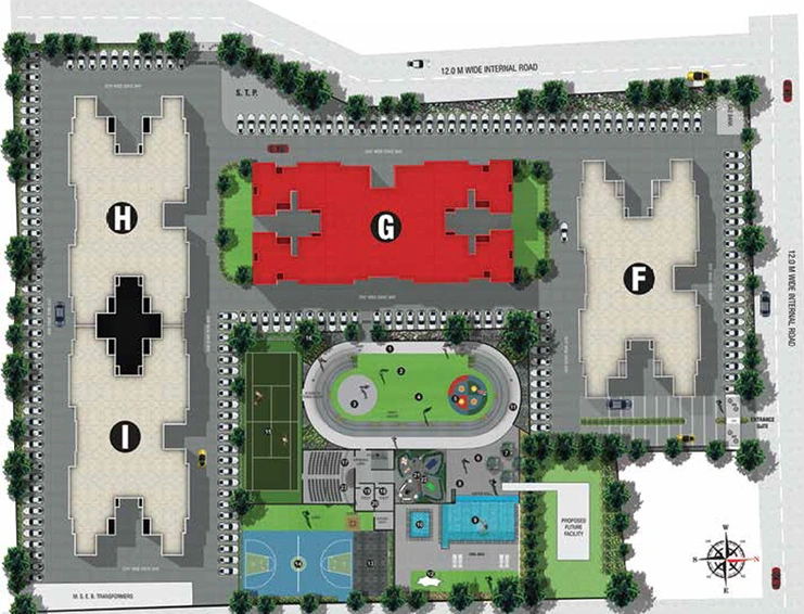 Master Plan of Goel Ganga Glitz Crest in Undri, Pune - Image 161064