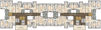 Floor Plan of Sky Tisai Residency in Kalyan East, Thane - Image 106350