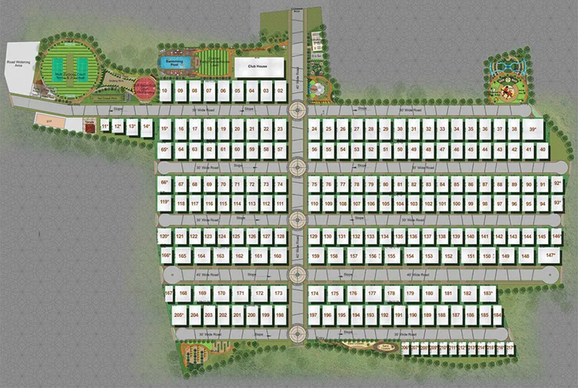 Master Plan of Myhna Meadows in Varthur, Bangalore - Image 176788