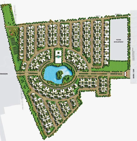 Master Plan of Sterling Villa Grande Phase 2 in Seegehalli, Bangalore - Image 176147