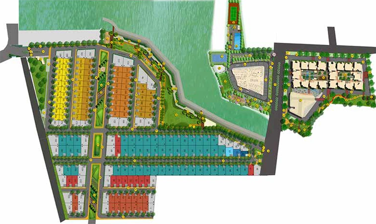 Master Plan of RBD Stillwaters in HSR Layout, Bangalore - Image 181680