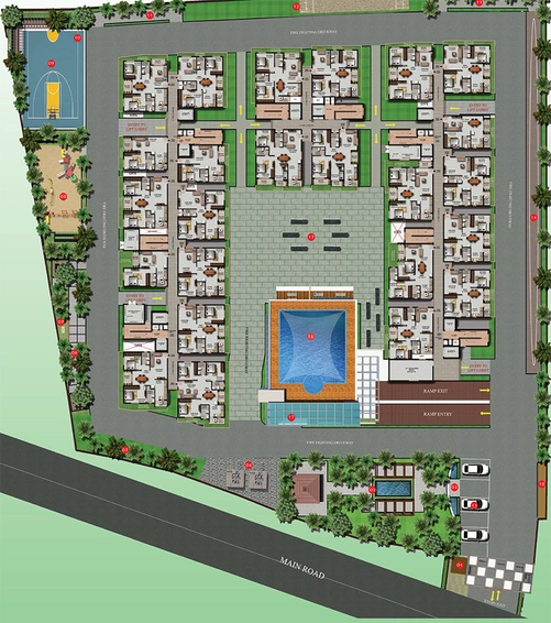 Master Plan of SV Signature in Hoodi, Bangalore - Image 181720