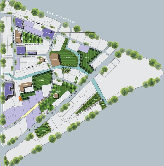 Master Plan of Puraniks Superio - Grand Central in Thane West, Thane - Image 21452